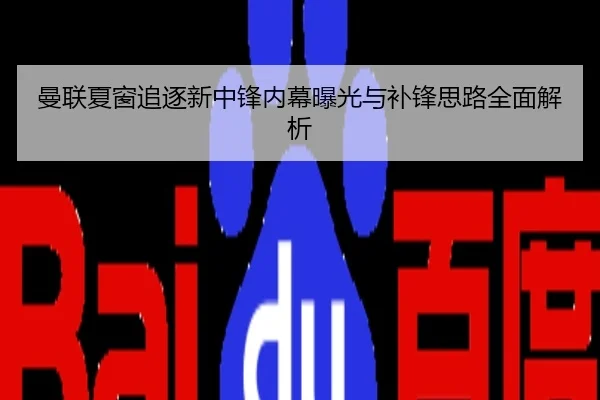 曼联夏窗追逐新中锋内幕曝光与补锋思路全面解析
